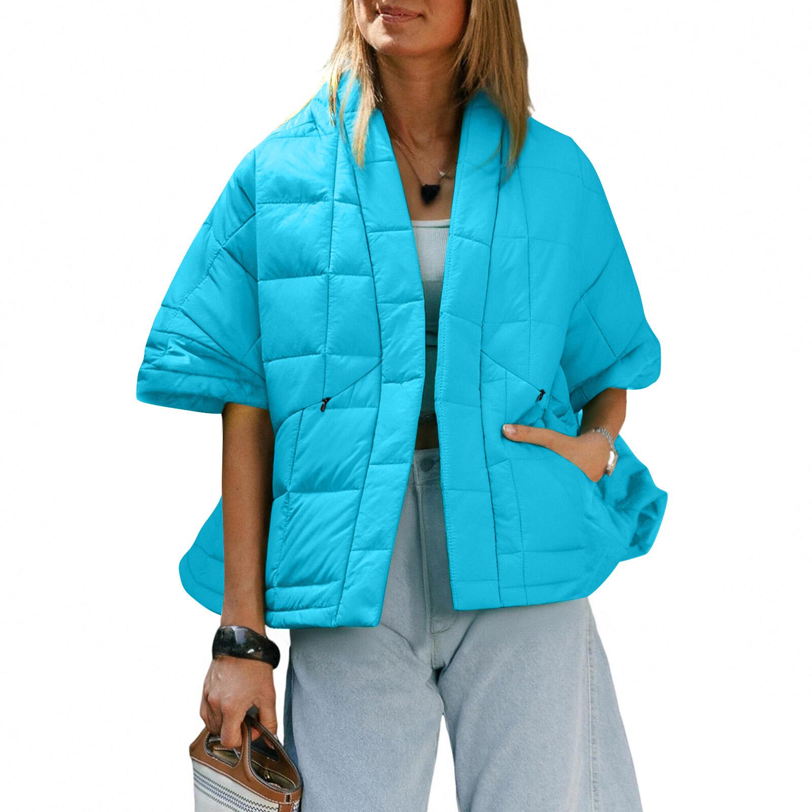 Жилет Женский Теплый Стеганый Жилеты Оверсайз Рукав-Колокольчик Открытый Спереди Жилет С Карманами Повседневная Верхняя Одежда M синий
Жилет Женский Теплый Стеганый Жилеты Оверсайз Рукав-Колокольчик Открытый Спереди Жилет С Карманами Повседневная Верхняя Одежда M синий