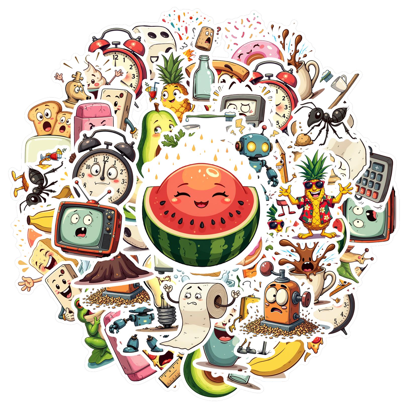 35pcs-70pcs Humorous Objects Decals Playful Food Teacher Reward Stickers DIY Stickers For Car Sticker Suitcase Phone
35pcs-70pcs Humorous Objects Decals Playful Food Teacher Reward Stickers DIY Stickers For Car Sticker Suitcase Phone