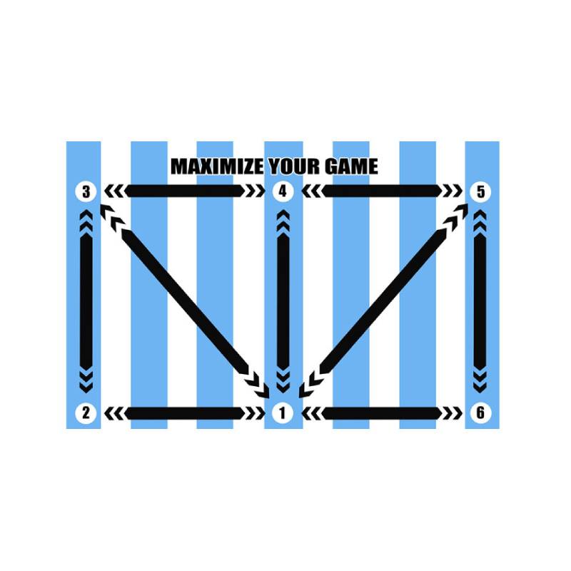 Mat Football Training Soccer Mastery Pad Footstep Training Mats Outdoor Sports чорний
Mat Football Training Soccer Mastery Pad Footstep Training Mats Outdoor Sports чорний