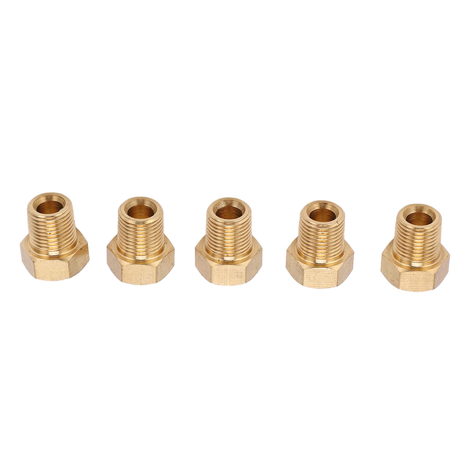 5pcs Solid Brass Hex Head Plug 18 NPT Male Thread Anti Corrosion Universal Fitting for Car
5pcs Solid Brass Hex Head Plug 18 NPT Male Thread Anti Corrosion Universal Fitting for Car