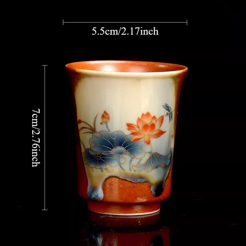 Firewood Burning Lotus Tea Cup Jingdezhen Kungfu Tea Tasting Cup Chinese Style Flower Teacup Home Master s Cup Drinking Utensils 70ml помаранчевий
Firewood Burning Lotus Tea Cup Jingdezhen Kungfu Tea Tasting Cup Chinese Style Flower Teacup Home Master s Cup Drinking Utensils 70ml помаранчевий