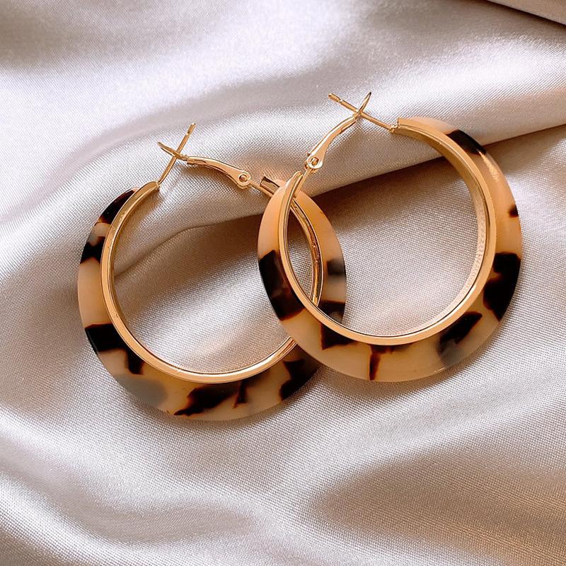 Feminine Leopard Print Hoop Earrings Jewelry Gothic Ear Accessories леопард друку кольору
Feminine Leopard Print Hoop Earrings Jewelry Gothic Ear Accessories леопард друку кольору
