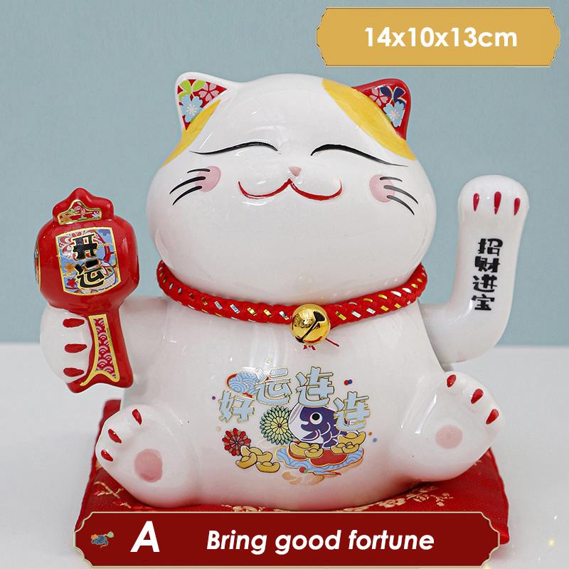5,5-дюймовый керамический манящий кот Манеки Неко Украшение Фэн-шуй Качели Удачливый кот на батарейках Бизнес-подарок
5,5-дюймовый керамический манящий кот Манеки Неко Украшение Фэн-шуй Качели Удачливый кот на батарейках Бизнес-подарок