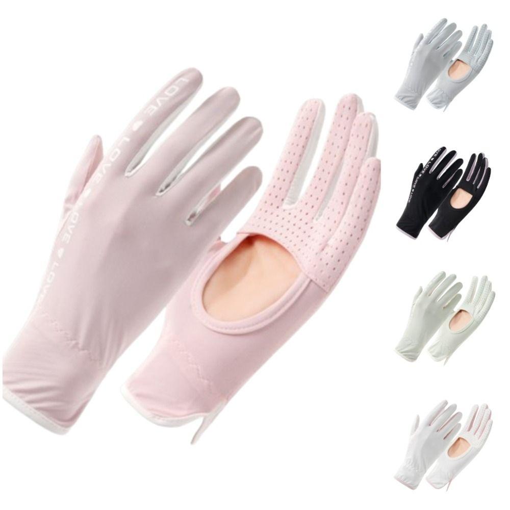 1Pair Anti-slip Full Finger Cycling Gloves Ice Silk Sunscreen Gloves Women Driving Gloves Women
1Pair Anti-slip Full Finger Cycling Gloves Ice Silk Sunscreen Gloves Women Driving Gloves Women