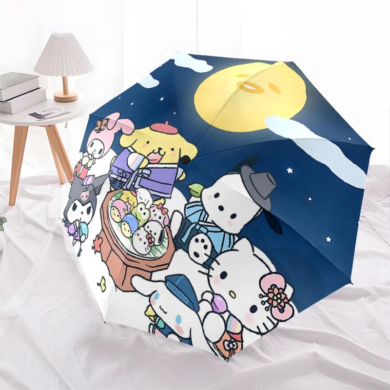 1pc Hello Kitty & Friends Moon Festival Automatic Opening/Closing Umbrella, Portable Three-Fold Design with 8-Bone Iron Frame, Outdoor, Perfect Gift f
1pc Hello Kitty & Friends Moon Festival Automatic Opening/Closing Umbrella, Portable Three-Fold Design with 8-Bone Iron Frame, Outdoor, Perfect Gift f