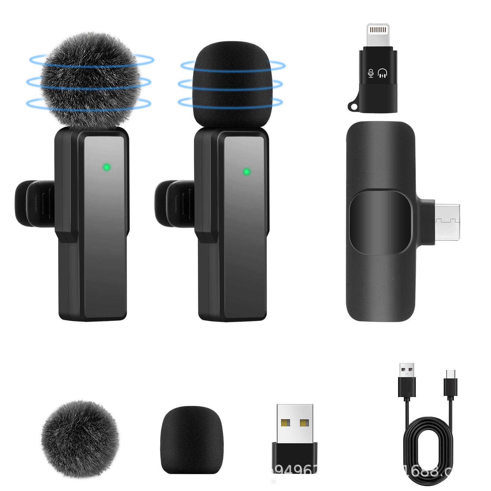 M22 Wireless Dual Lavalier Microphone for Outdoor Mobile Recording with Noise Reduction 82x32x145 mm
M22 Wireless Dual Lavalier Microphone for Outdoor Mobile Recording with Noise Reduction 82x32x145 mm
