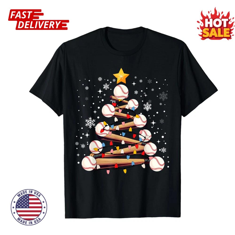 Baseball Player Christmas Tree Light Xmas Baseball Unisex Inspired T shirt - NEW 2XL
Baseball Player Christmas Tree Light Xmas Baseball Unisex Inspired T shirt - NEW 2XL