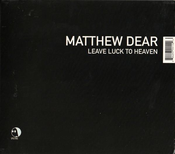 CD MATTHEW DEAR - Leave Luck to Heaven SPC11 Spectral Sound 2003 US Dance & Electronica Used
CD MATTHEW DEAR - Leave Luck to Heaven SPC11 Spectral Sound 2003 US Dance & Electronica Used