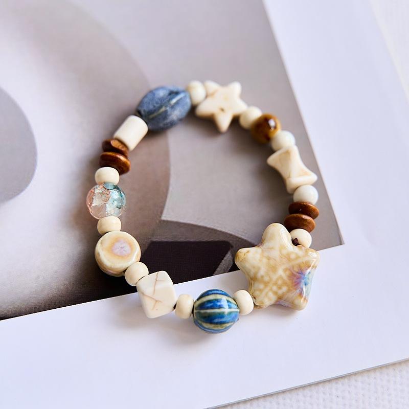 Chinese cute dolphin Jingdezhen ceramic bracelet neutral four-season porcelain bead bracelet student couple jewelry wholesale
Chinese cute dolphin Jingdezhen ceramic bracelet neutral four-season porcelain bead bracelet student couple jewelry wholesale