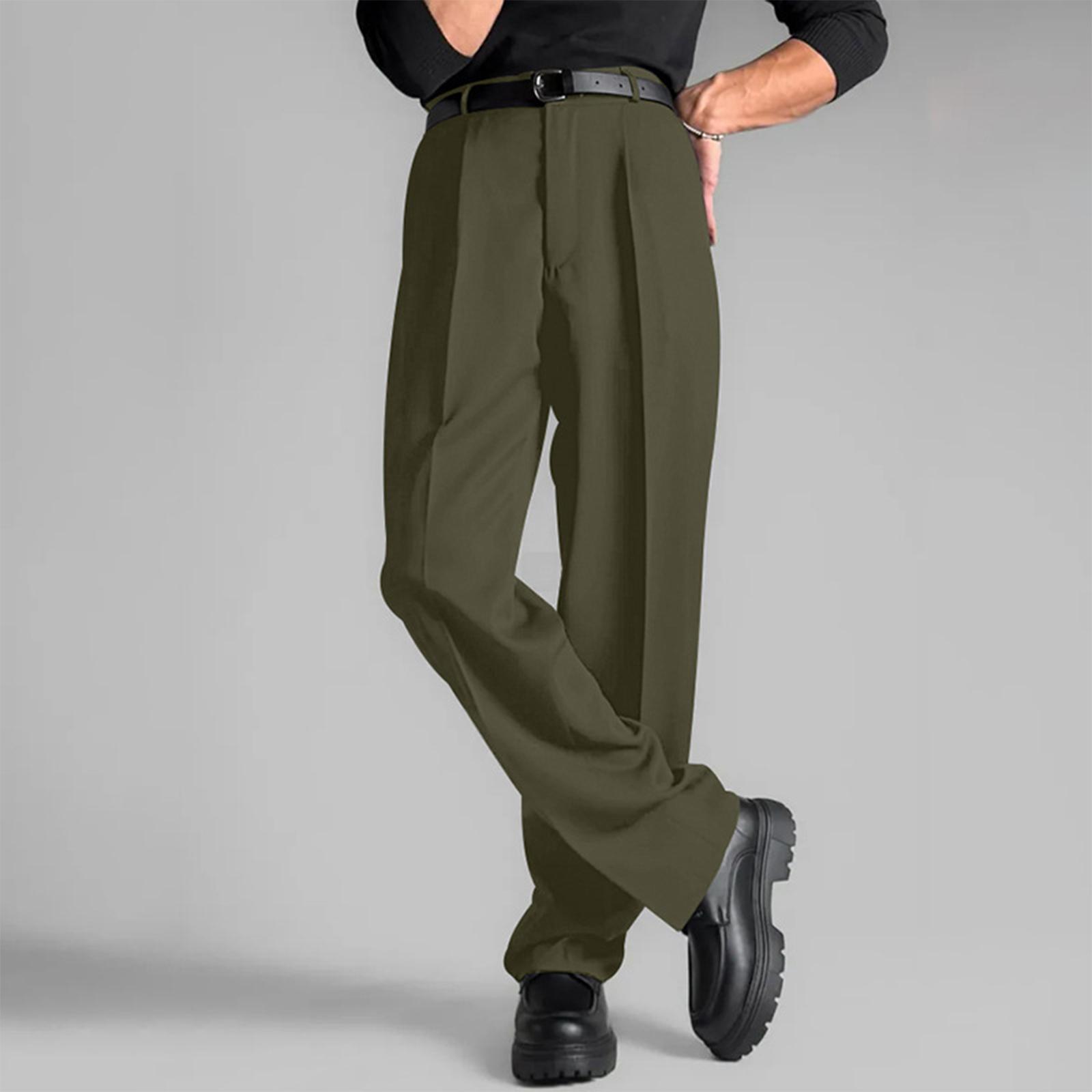 Men’s Dress Pants Straight Leg Pleat-Front Casual Suit Pants Plain Comfort Work Business Trouser Long L армия зеленый
Men’s Dress Pants Straight Leg Pleat-Front Casual Suit Pants Plain Comfort Work Business Trouser Long L армия зеленый