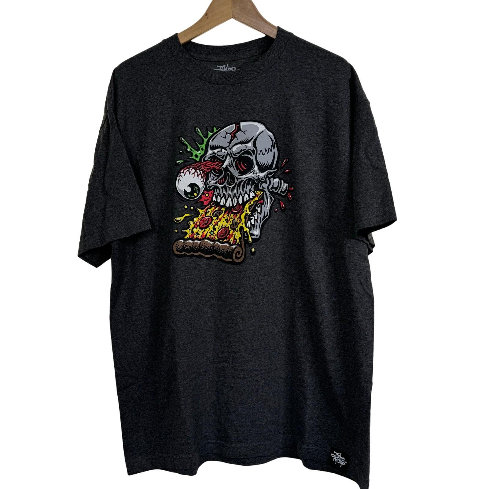 Jimbo Phillips Pizza Skull 100% Cotton Graphix Heather Gray Tee Size XL 5XL різнокольоровий
Jimbo Phillips Pizza Skull 100% Cotton Graphix Heather Gray Tee Size XL 5XL різнокольоровий