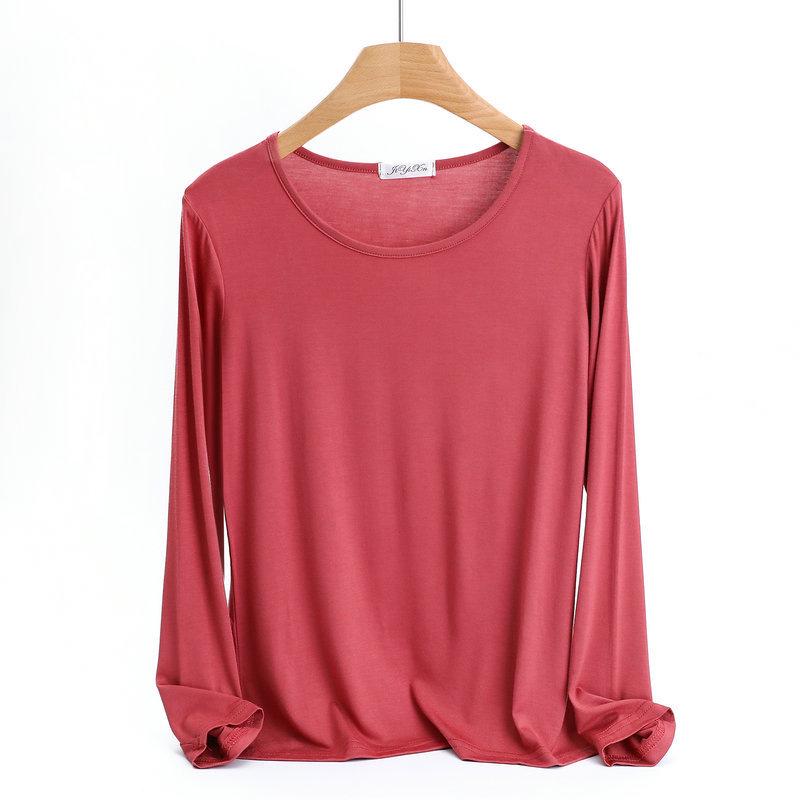 Plus Size Korean Round Neck Modal Long Sleeve Top - Spring/Autumn Women s T-shirt L
Plus Size Korean Round Neck Modal Long Sleeve Top - Spring/Autumn Women s T-shirt L