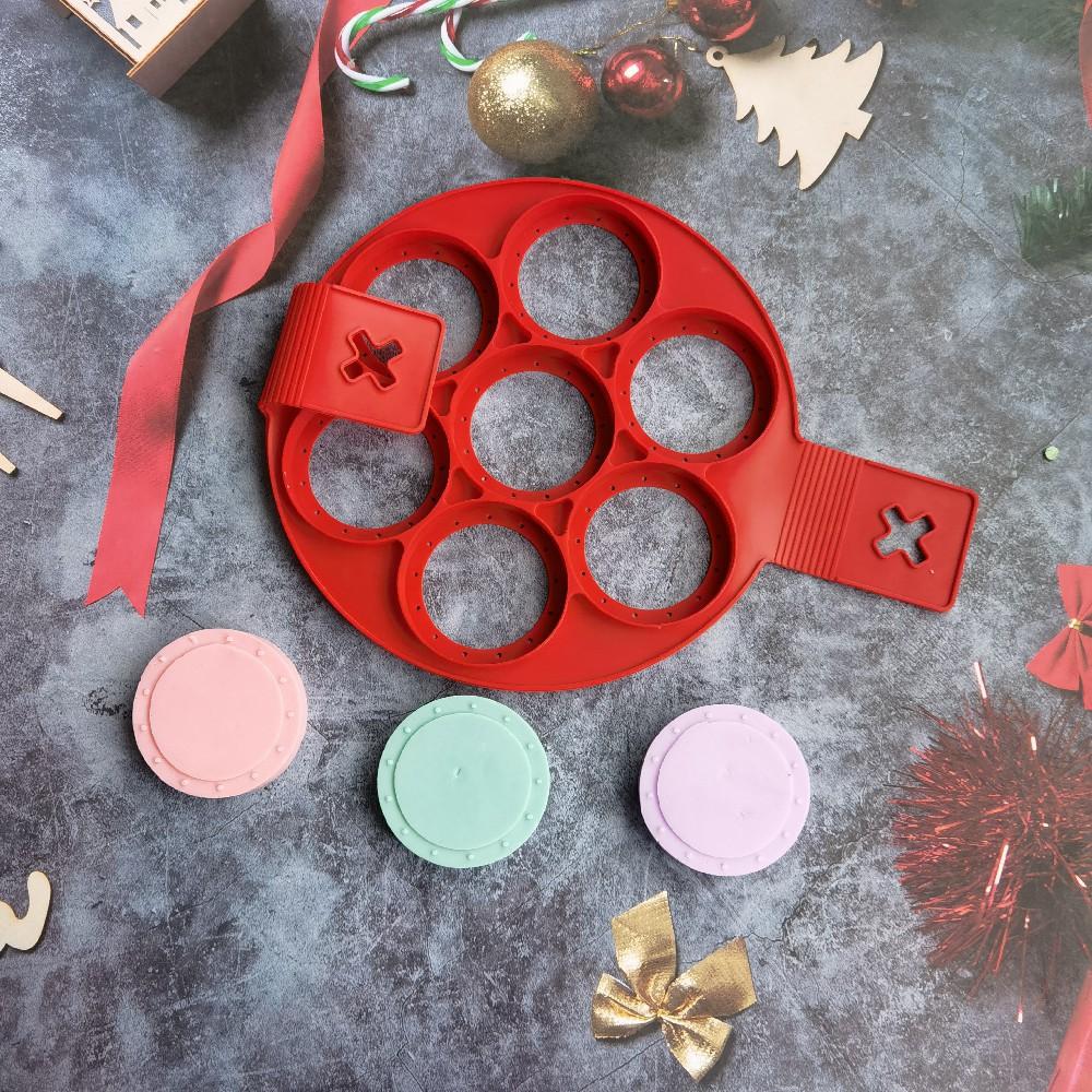New Silicone Seven-hole Omelette Round Star Love Omelette Food Grade High Temperature Omelette Tool красный
New Silicone Seven-hole Omelette Round Star Love Omelette Food Grade High Temperature Omelette Tool красный