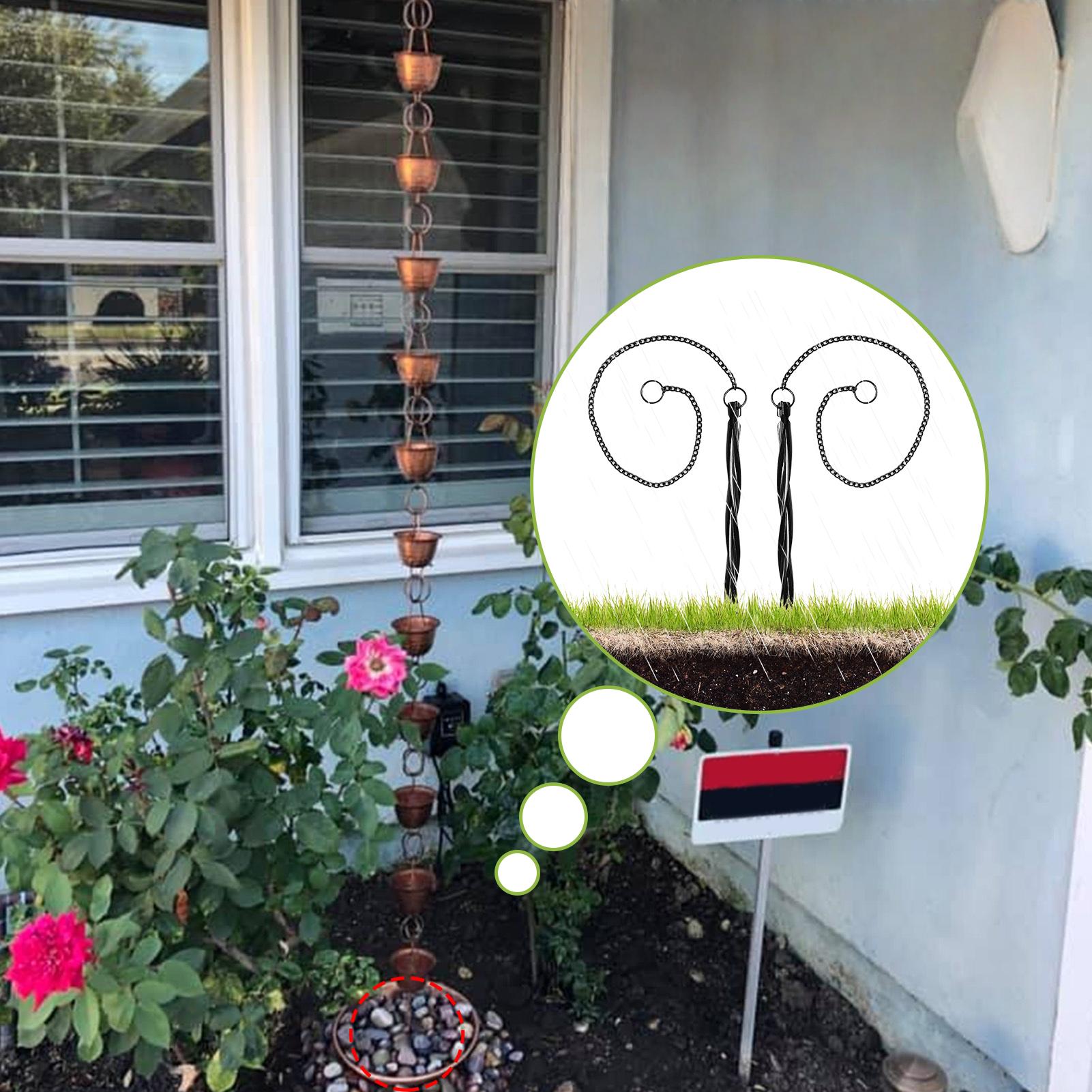 Stake Rain Chain Outside Downspout Accessories 2 Pieces Rain Chain Stake For Gutter Drainage System House Garden Shed Gazebo China Mainland
Stake Rain Chain Outside Downspout Accessories 2 Pieces Rain Chain Stake For Gutter Drainage System House Garden Shed Gazebo China Mainland