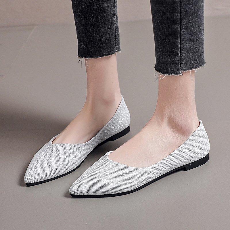 Single shoes women pointed flat shoes lady fashion ladyshoes work shoes fashion shiny tide 35
Single shoes women pointed flat shoes lady fashion ladyshoes work shoes fashion shiny tide 35
