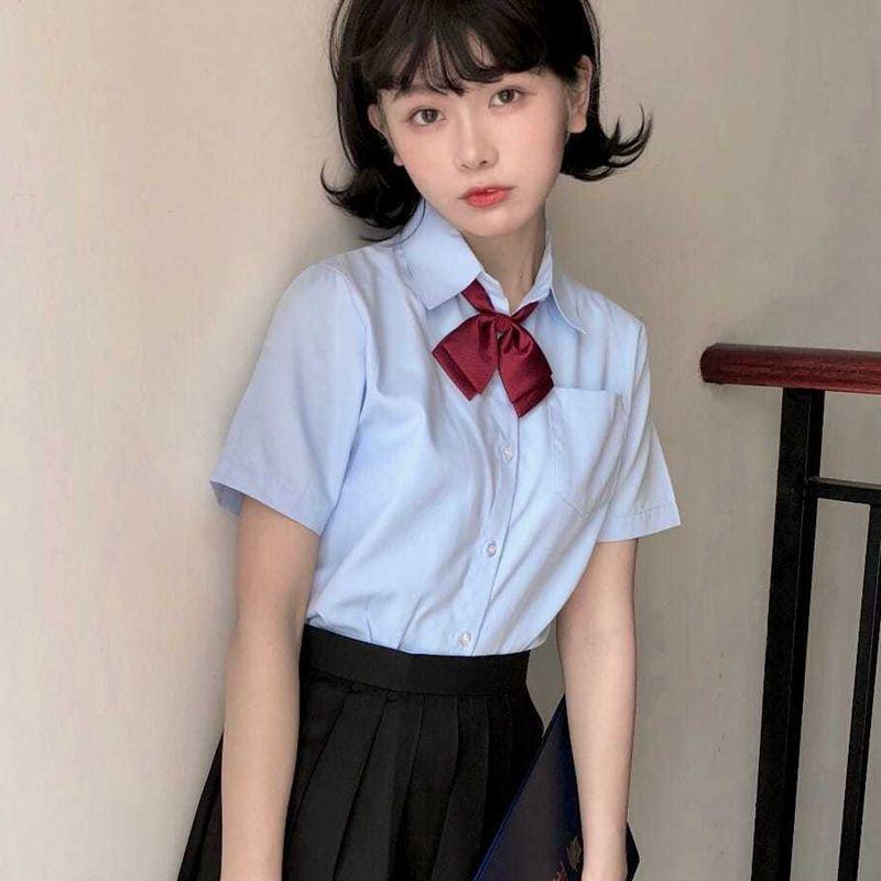 Japanese Original JK Uniform Women s Shirt, Light Blue, Short & Long Sleeve, Pointed Collar & Round Neck Large
Japanese Original JK Uniform Women s Shirt, Light Blue, Short & Long Sleeve, Pointed Collar & Round Neck Large