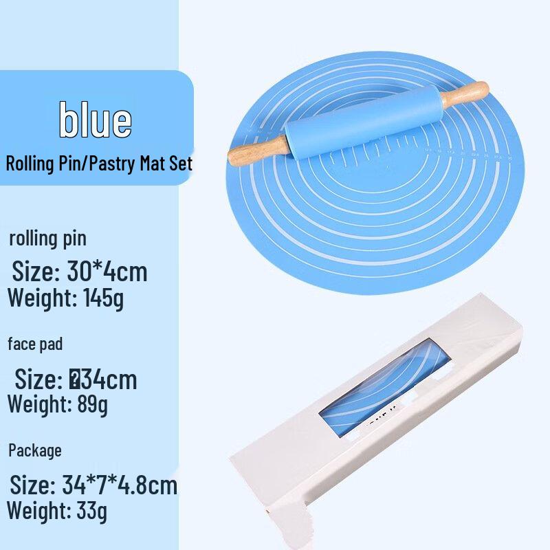 ZISIZ Silicone Rolling Pin Set
ZISIZ Silicone Rolling Pin Set