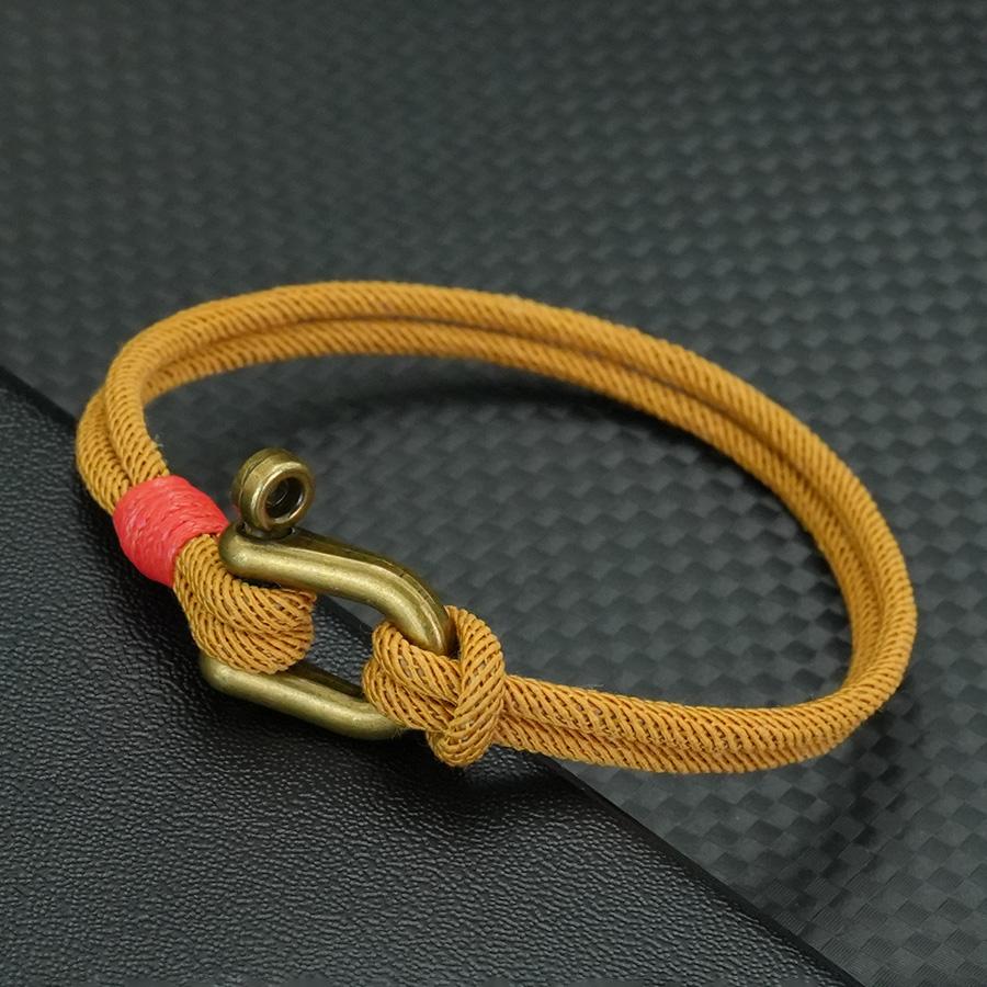 Vintage Men Bracelet With A Grade 3mm Thin String Braclet 7 Colors Available Cool Riding Hand Accessories Boyfriend Braslet темно-жовтий колір
Vintage Men Bracelet With A Grade 3mm Thin String Braclet 7 Colors Available Cool Riding Hand Accessories Boyfriend Braslet темно-жовтий колір
