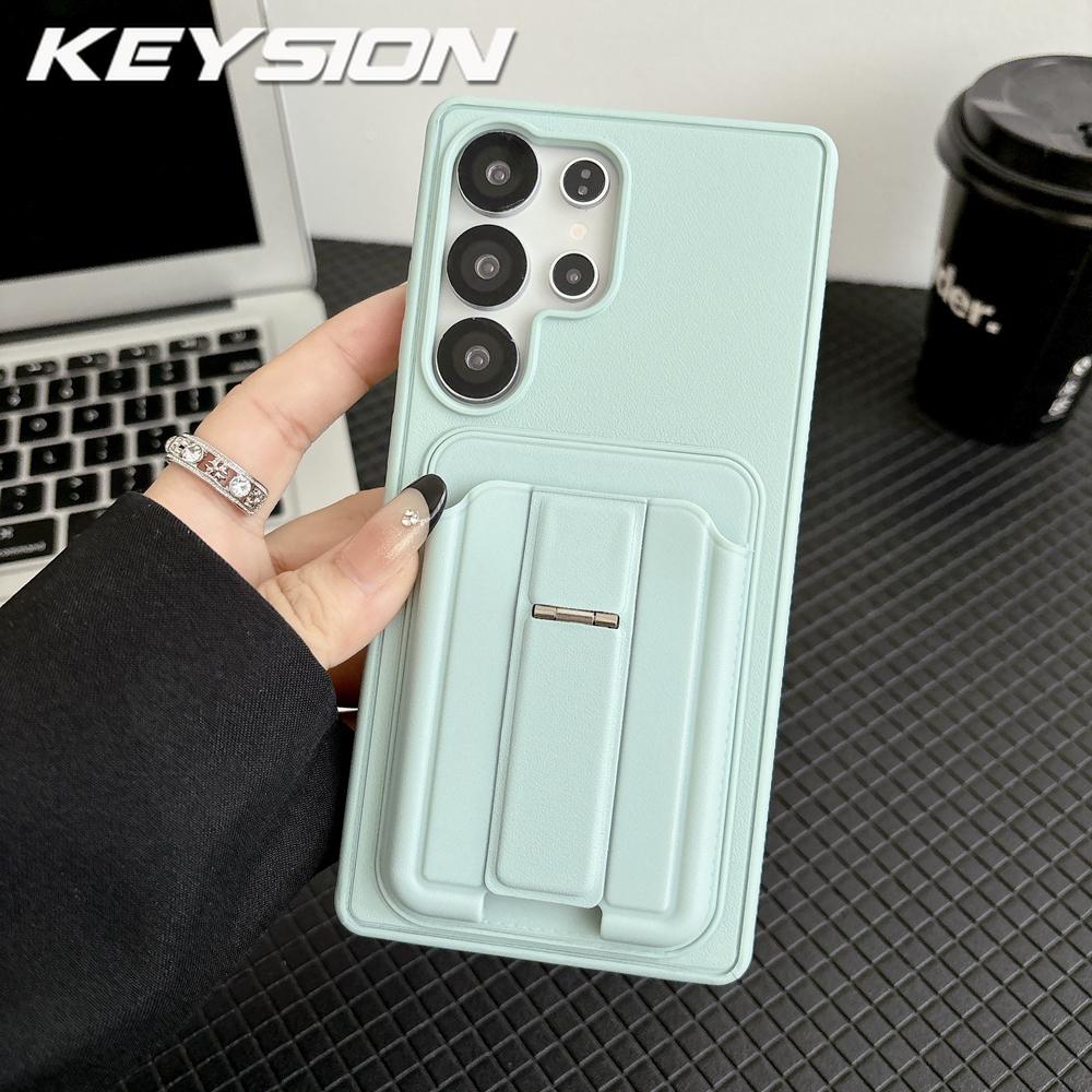 KEYSION Ударопрочный чехол для телефона Samsung Galaxy S23 S24 S25 Ultra 5G S24+Plus S25 FE Сумка-держатель с карманом для карт Подставка Задняя крышка for Galaxy S25 мятный
KEYSION Ударопрочный чехол для телефона Samsung Galaxy S23 S24 S25 Ultra 5G S24+Plus S25 FE Сумка-держатель с карманом для карт Подставка Задняя крышка for Galaxy S25 мятный