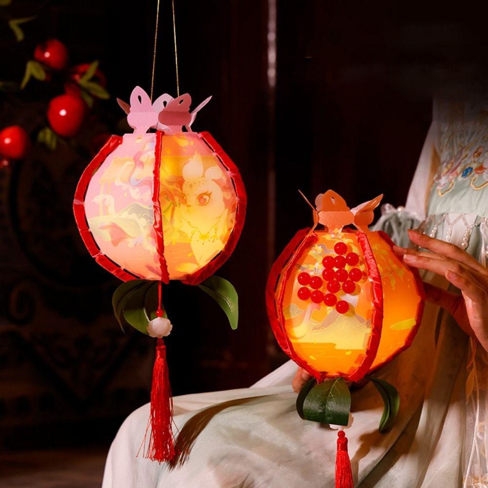 Chinese Style Mid-Autumn Lanterns Glowing Handheld Lanterns Pomegranate Lantern Lantern Festival жовтий
Chinese Style Mid-Autumn Lanterns Glowing Handheld Lanterns Pomegranate Lantern Lantern Festival жовтий
