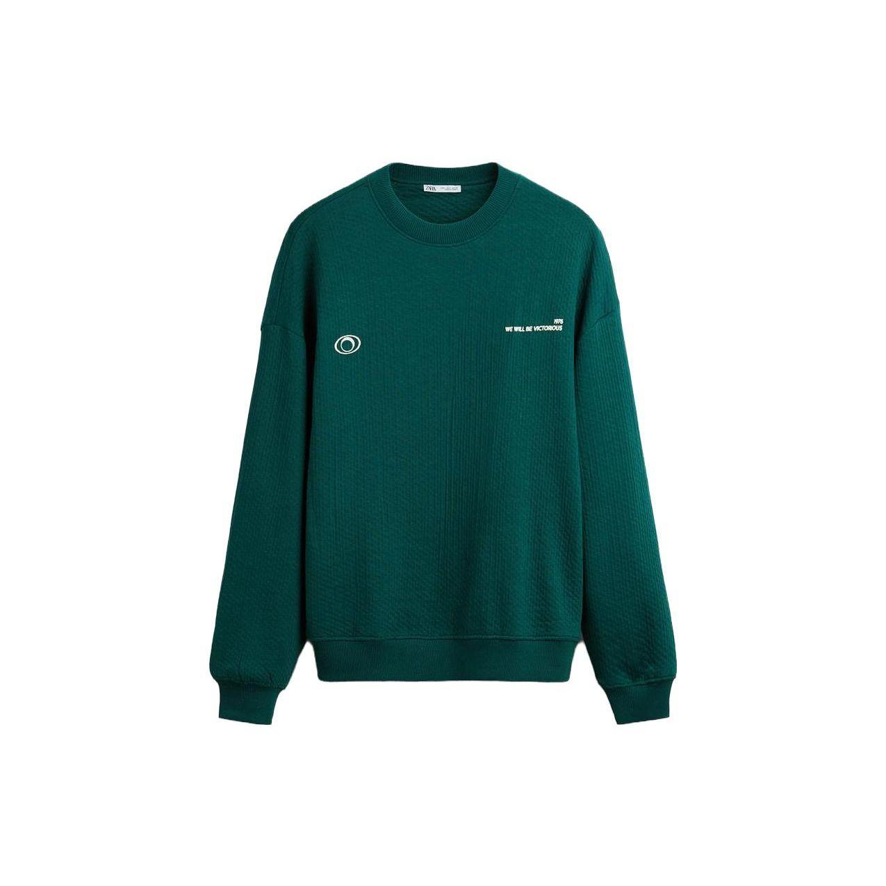 Zara Casual Long Sleeve Pullover Sweatshirt Men tops Green Blue 04087338518-33 L
Zara Casual Long Sleeve Pullover Sweatshirt Men tops Green Blue 04087338518-33 L