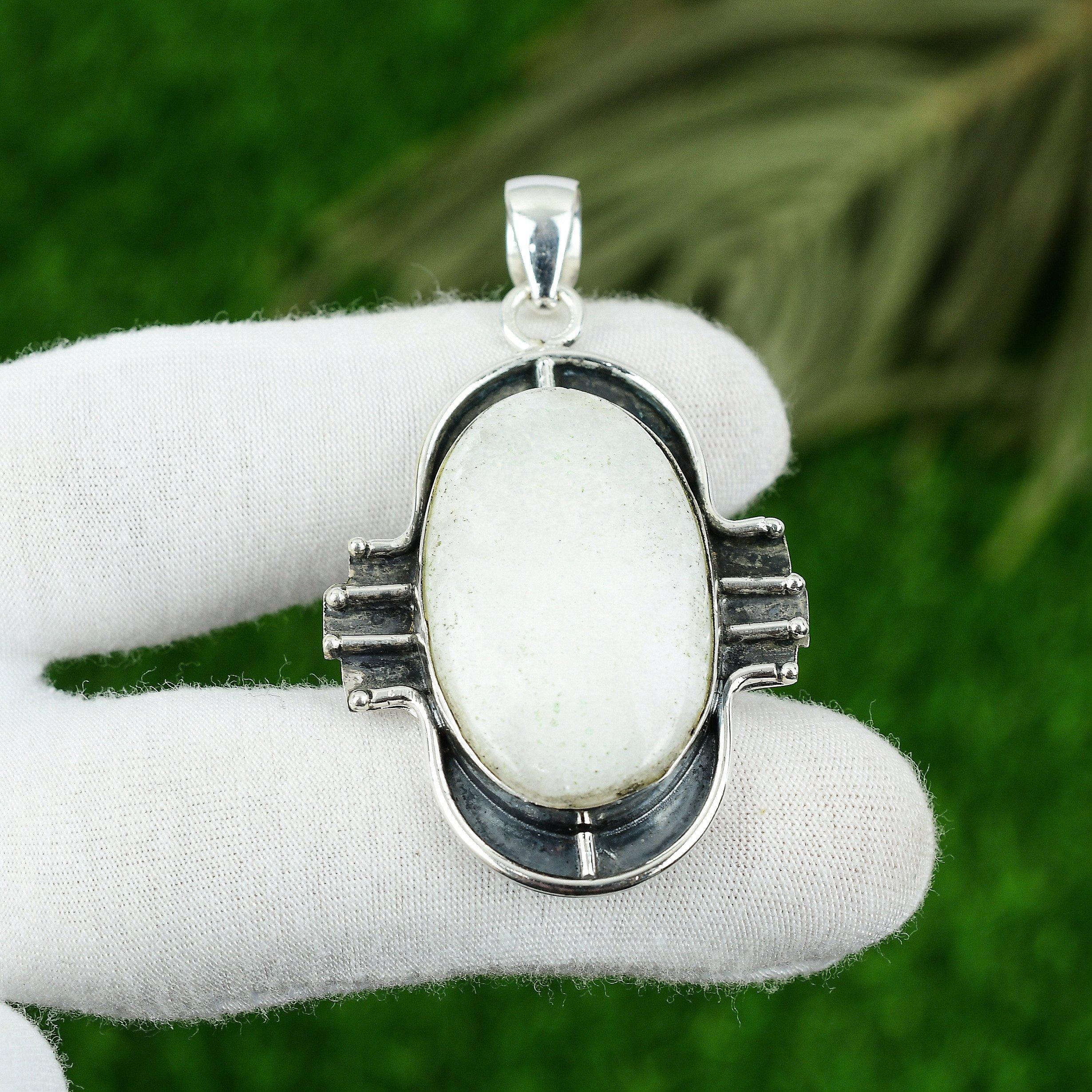 Натуральный кулон из сколецита Белое серебро 925 пробы Индийские украшения
Натуральный кулон из сколецита Белое серебро 925 пробы Индийские украшения