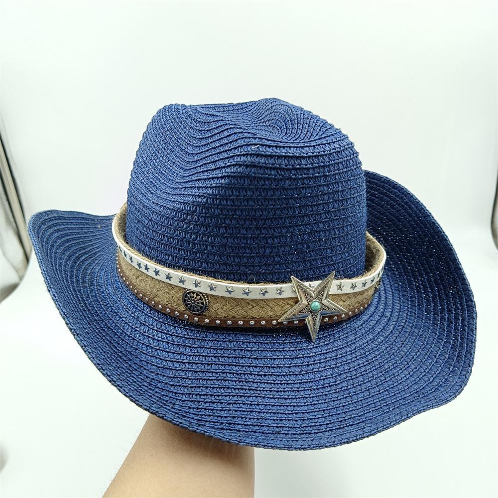 Lafite Cowboy Straw Hat European and American Cowboy Hat for Women Hat Outdoor Vacation Leisure Sun Hat for Man Cowboy Hat
Lafite Cowboy Straw Hat European and American Cowboy Hat for Women Hat Outdoor Vacation Leisure Sun Hat for Man Cowboy Hat