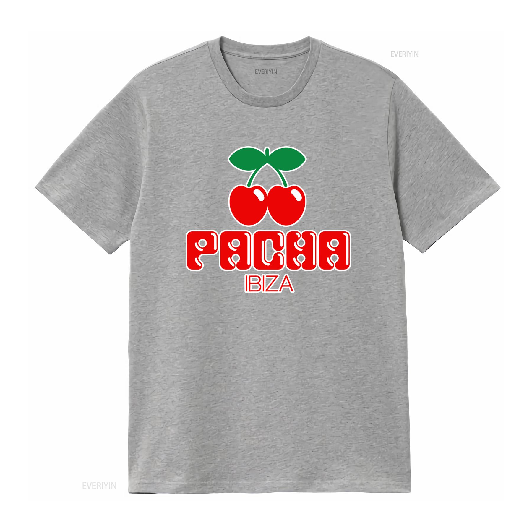 Pacha Ibiza Logo Cherry Print Mens T Shirt Stylish White and Black Design T2968 vintage Washed streetwear 4XL
Pacha Ibiza Logo Cherry Print Mens T Shirt Stylish White and Black Design T2968 vintage Washed streetwear 4XL