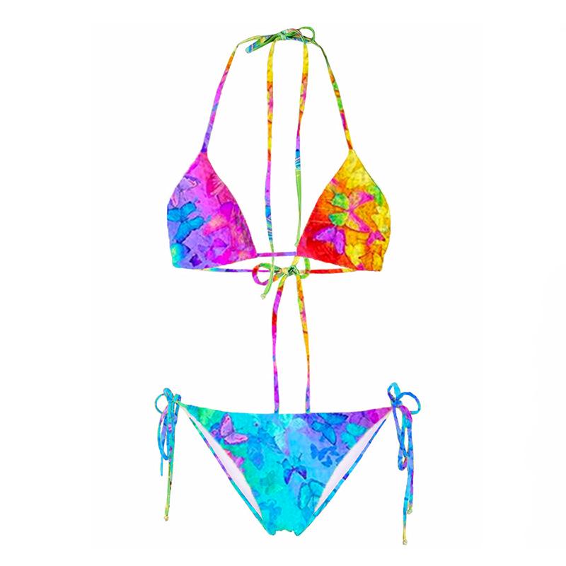 Европейско-американский купальник бикини с принтом и завязками на шее: Сексуальный раздельный купальник с треугольными чашками для женщин (23037547) Medium циан
Европейско-американский купальник бикини с принтом и завязками на шее: Сексуальный раздельный купальник с треугольными чашками для женщин (23037547) Medium циан