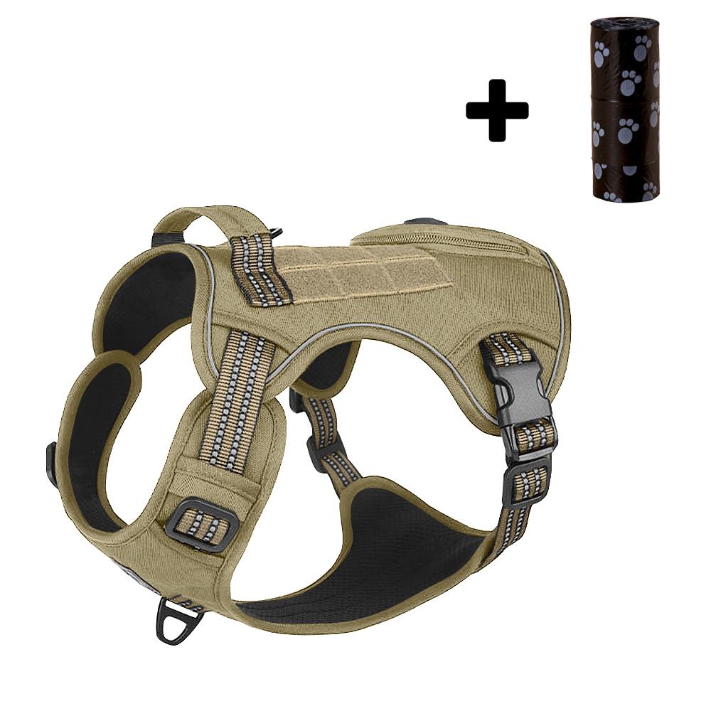 Handheld French Bulldog Pet Harness for Small Medium Dogs Multifunctional Dog Harnesses Vest with Poop Bag mascotas Accessories S-advise 3.5-7.5kg хакі
Handheld French Bulldog Pet Harness for Small Medium Dogs Multifunctional Dog Harnesses Vest with Poop Bag mascotas Accessories S-advise 3.5-7.5kg хакі