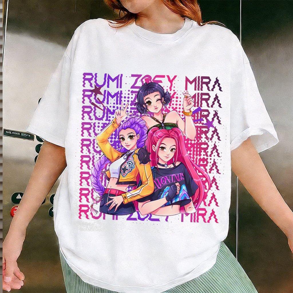 2026 Summer Kpop Demon Slayer Pattern Women s Loose T-Shirt Street Casual Top Rumi Zrey Mira Print 100
2026 Summer Kpop Demon Slayer Pattern Women s Loose T-Shirt Street Casual Top Rumi Zrey Mira Print 100