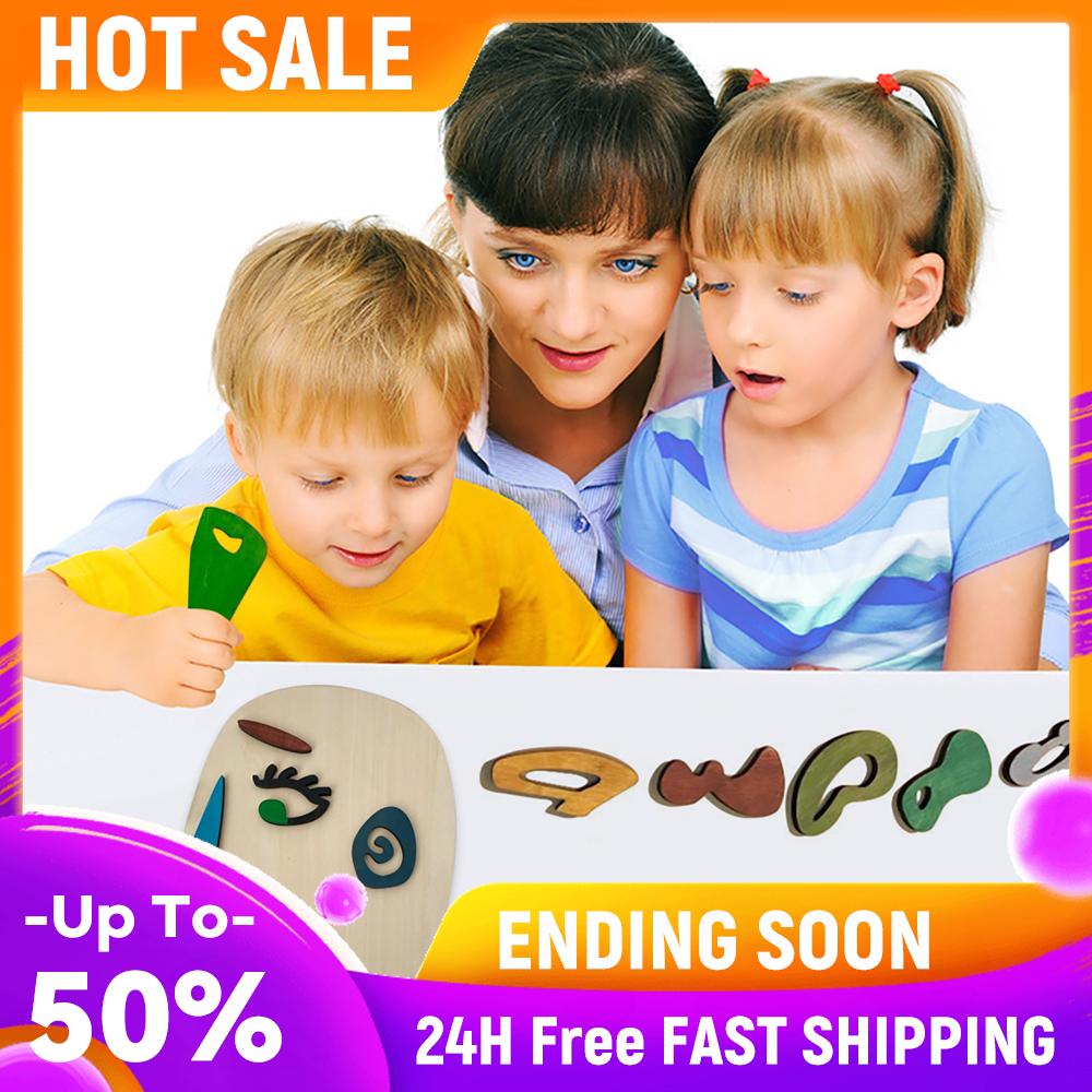 Wooden Picasso Art Enlightenment Jigsaw Educational Toys Face Sorting Puzzle Set Early Learning for Children China Mainland
Wooden Picasso Art Enlightenment Jigsaw Educational Toys Face Sorting Puzzle Set Early Learning for Children China Mainland