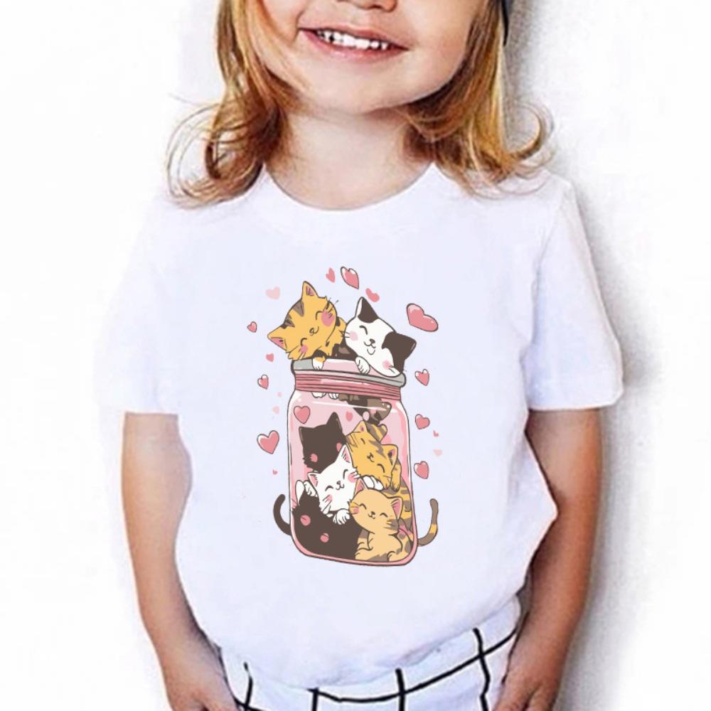Y2k Lovely Cat Shirts Manga Kids Children s T-shirt Kawaii Boys Girls Summer Spring Casual Top Tee 110
Y2k Lovely Cat Shirts Manga Kids Children s T-shirt Kawaii Boys Girls Summer Spring Casual Top Tee 110