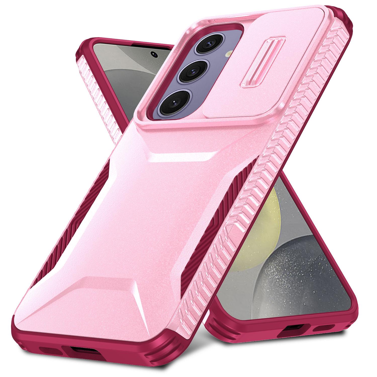For Samsung Galaxy S24 FE Case Camshield TPU+PC Phone Cover Non-slip Side Edge Grey Green+Pink
For Samsung Galaxy S24 FE Case Camshield TPU+PC Phone Cover Non-slip Side Edge Grey Green+Pink