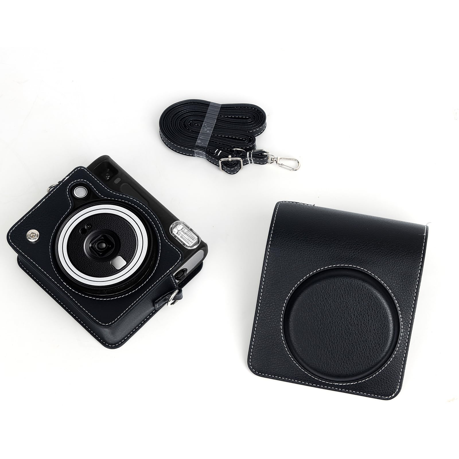 Rieibi Instax SQUARE SQ40 FUJIFILM instax SQUARE SQ40 Camera Bag Camera Protective Case with Shoulder Strap PU Leather Fall Prevention Case, (Black)
Rieibi Instax SQUARE SQ40 FUJIFILM instax SQUARE SQ40 Camera Bag Camera Protective Case with Shoulder Strap PU Leather Fall Prevention Case, (Black)
