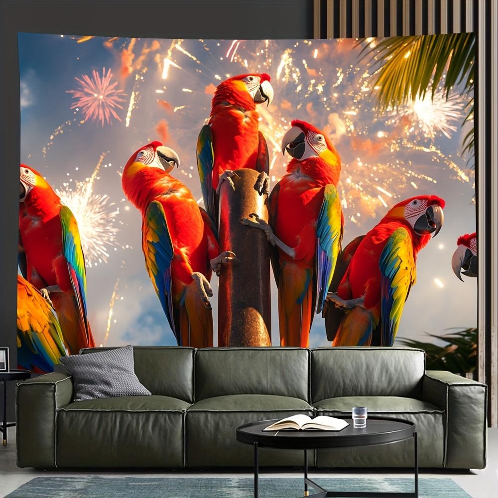 Tropical Parrot Theme Digital printing polyester wall hanging tapestry decorative Living room bedrooms Office background gift 74x94cm(29x37in)
Tropical Parrot Theme Digital printing polyester wall hanging tapestry decorative Living room bedrooms Office background gift 74x94cm(29x37in)