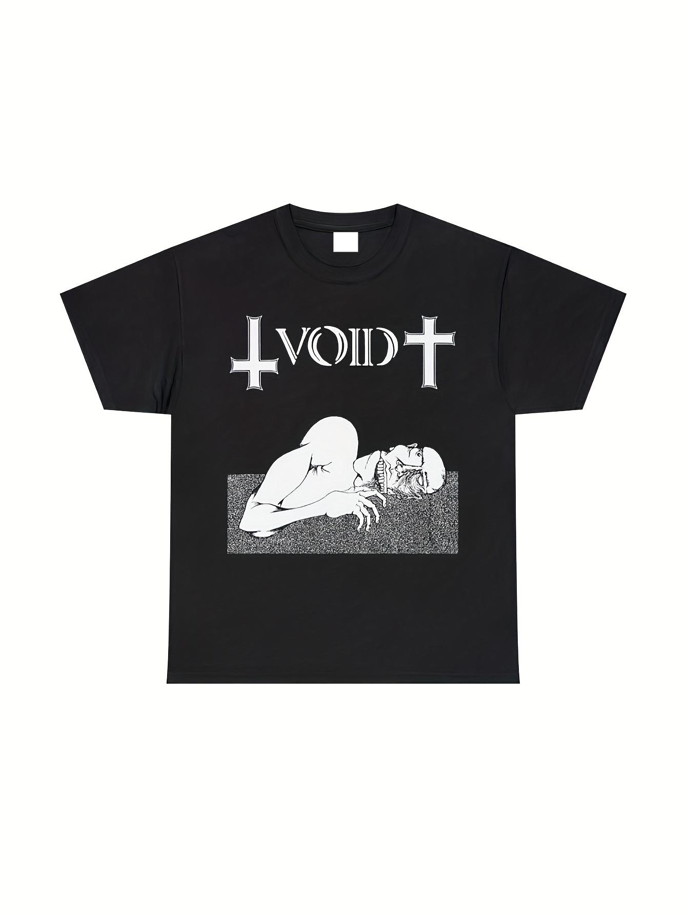 Void Band Men s Hardcore Punk T-Shirt - Black Cotton Band Tee with White VOID Logo & Edgy Gothic Print XL
Void Band Men s Hardcore Punk T-Shirt - Black Cotton Band Tee with White VOID Logo & Edgy Gothic Print XL