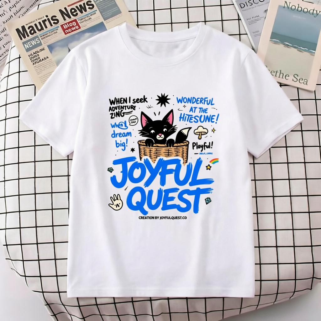 JOYFUL QUEST Black Cat in Basket Graphic T Shirt Unisex Women Casual Cotton Short Sleeve Funny Cartoon Print Tee Streetwear S
JOYFUL QUEST Black Cat in Basket Graphic T Shirt Unisex Women Casual Cotton Short Sleeve Funny Cartoon Print Tee Streetwear S
