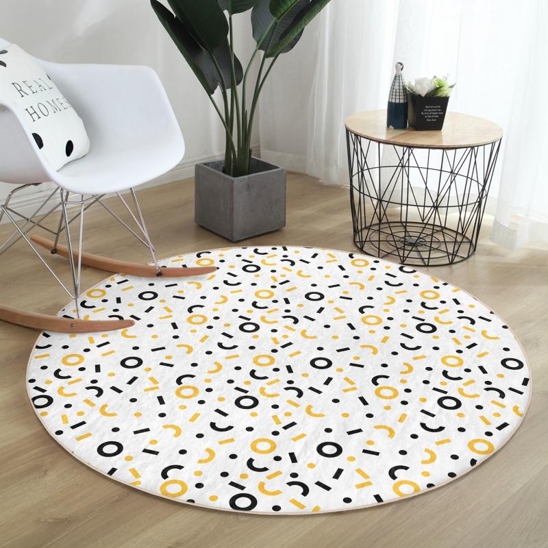Deymend Geometric Pattern Digital Printed Gold Corridor and Hallway Round Carpet with Washable Non-Slip Base
Deymend Geometric Pattern Digital Printed Gold Corridor and Hallway Round Carpet with Washable Non-Slip Base