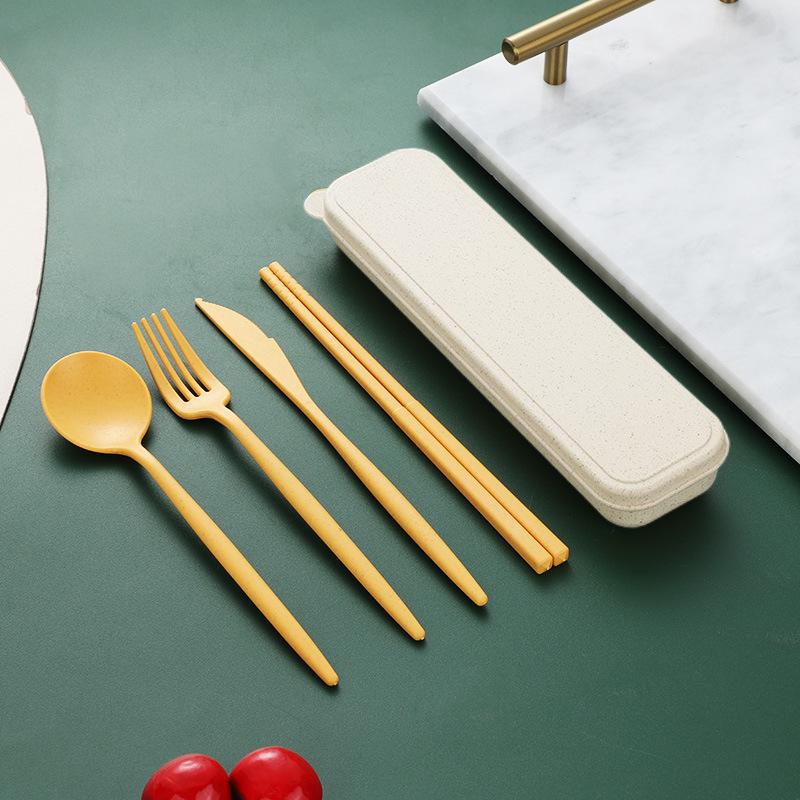 Reusable Travel Utensils with Case, 1 Set Wheat Straw Portable Cutlery Set Chopsticks Knives Fork and Spoon for Lunch Box Accessories жёлтый
Reusable Travel Utensils with Case, 1 Set Wheat Straw Portable Cutlery Set Chopsticks Knives Fork and Spoon for Lunch Box Accessories жёлтый