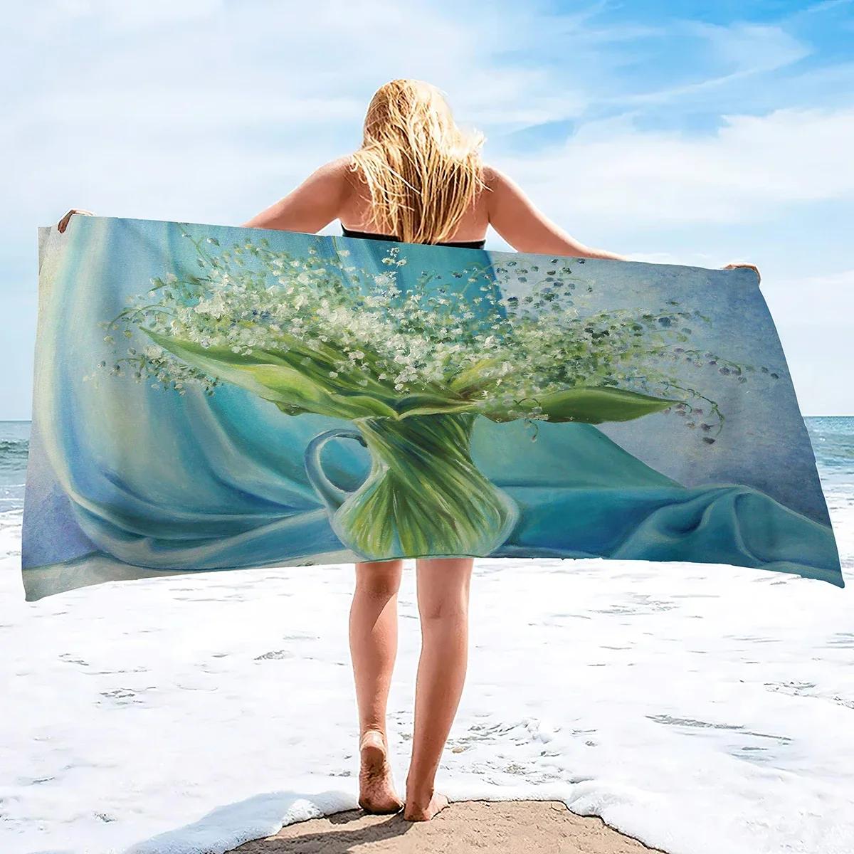 Oversized Soft Beach Towel,Flowers Extra Large Big Pool Swim Travel Towels Blanket Bulk Camping Cruise Lounge Chair Cover Gift W30*H60(CM)
Oversized Soft Beach Towel,Flowers Extra Large Big Pool Swim Travel Towels Blanket Bulk Camping Cruise Lounge Chair Cover Gift W30*H60(CM)