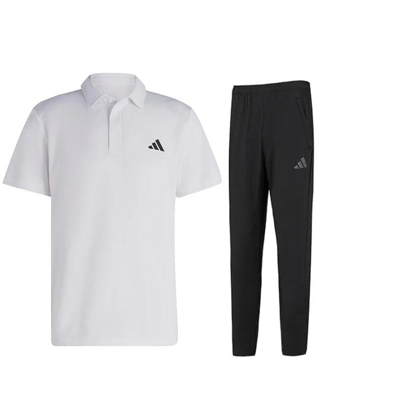 Adidas Solid Color Brand Logo Design Printed Pullover Short Sleeve Comfortable Mid Waist Simple Long Pants Casual Sports Suit HR8729+IB8147 M
Adidas Solid Color Brand Logo Design Printed Pullover Short Sleeve Comfortable Mid Waist Simple Long Pants Casual Sports Suit HR8729+IB8147 M