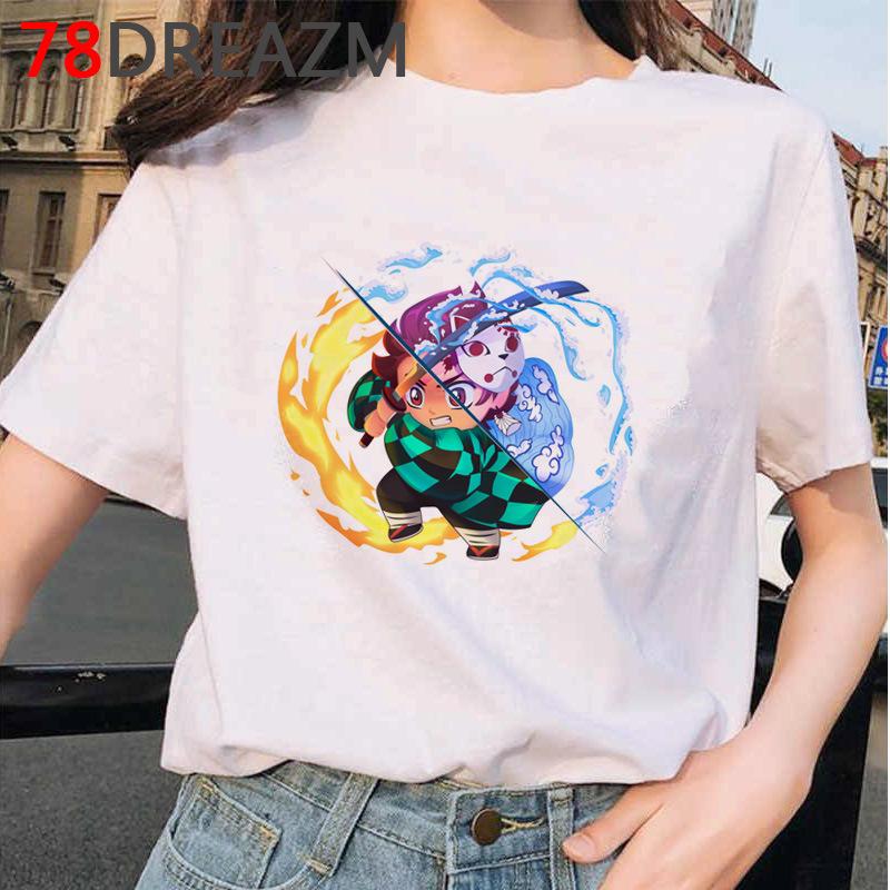 Fashion Anime Demon Slayer Kimetsu No Yaiba Graphic Female T-Shirt Summer Loose Blouse White O-Neck Short Sleeve Tees Woman Tops S білий
Fashion Anime Demon Slayer Kimetsu No Yaiba Graphic Female T-Shirt Summer Loose Blouse White O-Neck Short Sleeve Tees Woman Tops S білий