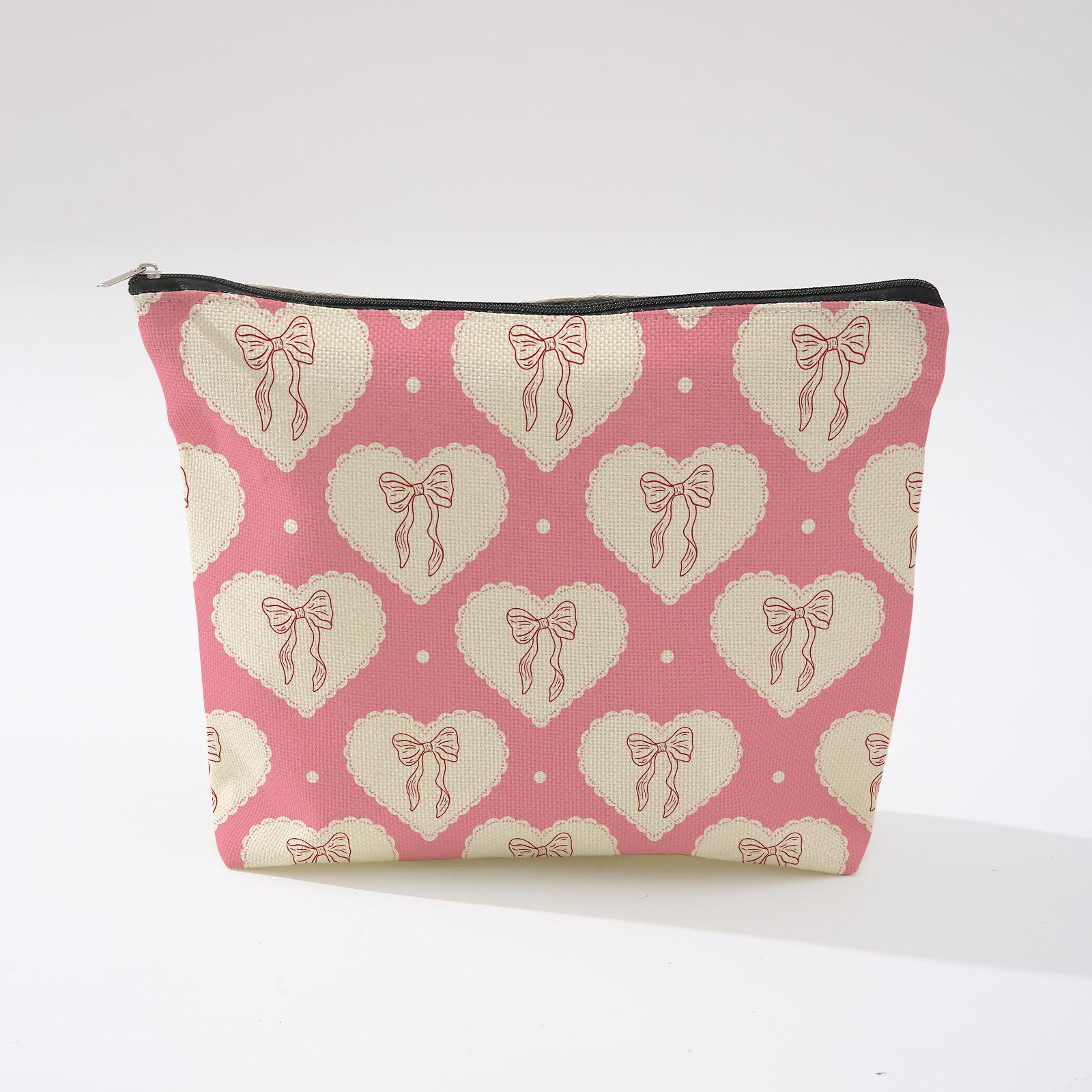 Pink Bowknot Zipper Storage Bag Travel Portable Wash Pouch Student Pencil Case Multi-Purpose Organizer for Women 17*25cm
Pink Bowknot Zipper Storage Bag Travel Portable Wash Pouch Student Pencil Case Multi-Purpose Organizer for Women 17*25cm