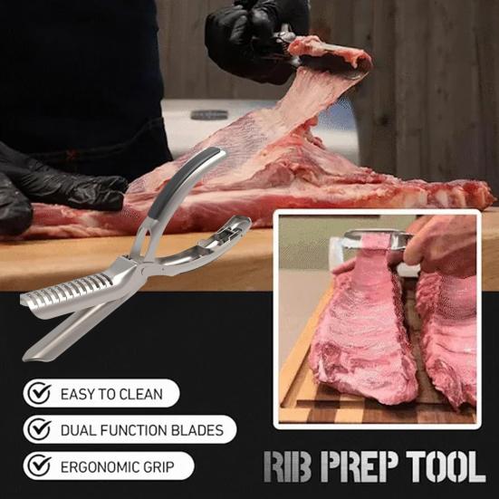 1/2/3 Set Rib Film Remover Ergonomic Handle BBQ Fat Trimmer Poultry Prep Beef Pretreatment Tool Rib Membrane Removal Tool 1pc B
1/2/3 Set Rib Film Remover Ergonomic Handle BBQ Fat Trimmer Poultry Prep Beef Pretreatment Tool Rib Membrane Removal Tool 1pc B