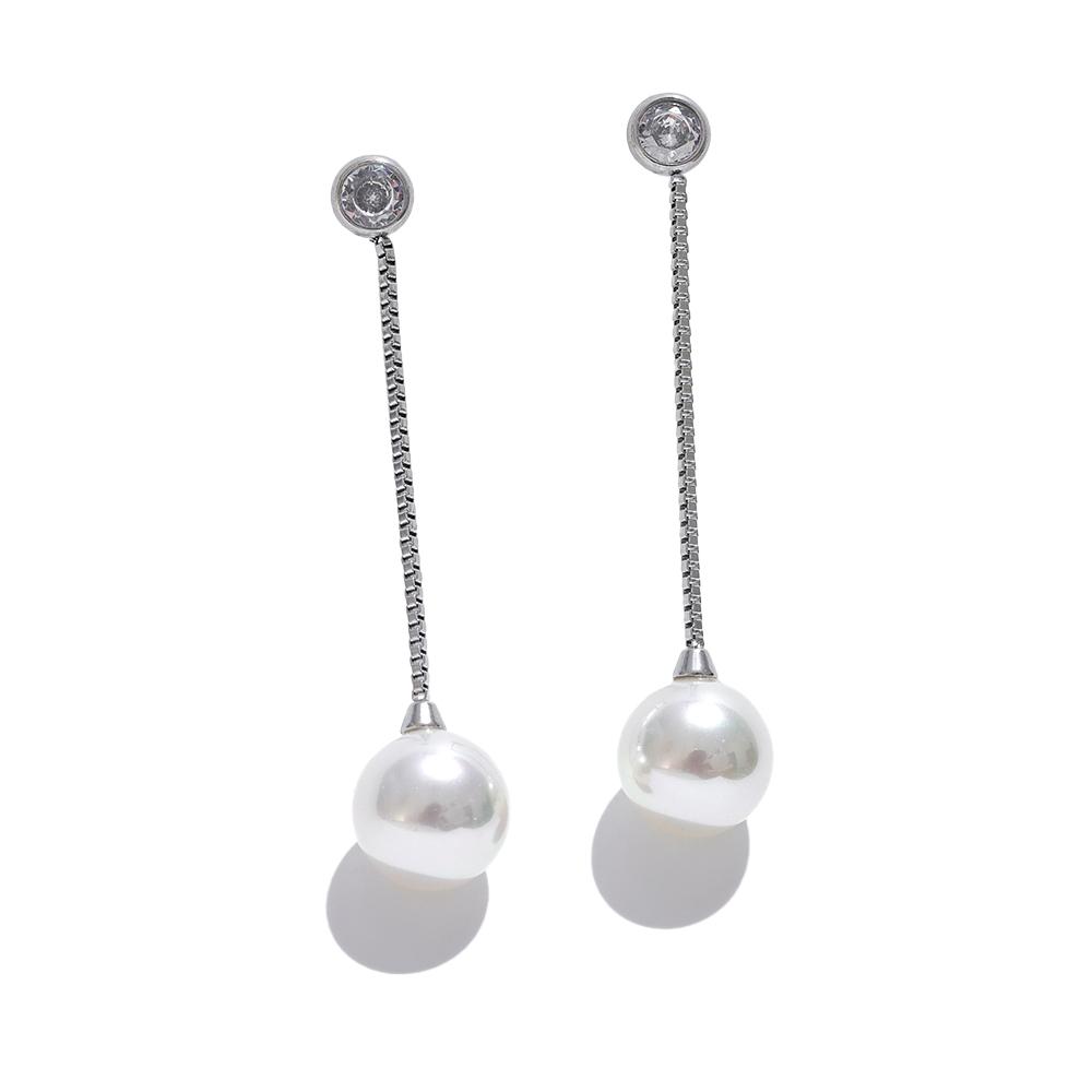 Yhpup Korean Imitation Pearls Long Chain Hanging Dangle Earrings for Women Anti Allergic Stainless Steel Charm Daily Jewelry
Yhpup Korean Imitation Pearls Long Chain Hanging Dangle Earrings for Women Anti Allergic Stainless Steel Charm Daily Jewelry