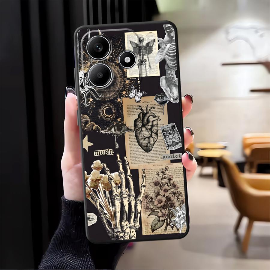 Gothic Pattern Phone Cover Case for Xiaomi Redmi Note 14 A1 9 8 7 10 13 Pro Plus K80 12C 13C A3 A4 A5 12 11 14C K40 A2 A1 Redmi Note 14 Pro
Gothic Pattern Phone Cover Case for Xiaomi Redmi Note 14 A1 9 8 7 10 13 Pro Plus K80 12C 13C A3 A4 A5 12 11 14C K40 A2 A1 Redmi Note 14 Pro