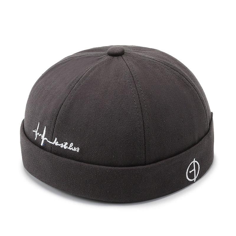 Retro Dome Hat Men Cotton Docker Cap Solid Color Brimless Hip Hop Hat Adjustable Street Wear Women Men Bonnet Beanies Melon Caps сірий
Retro Dome Hat Men Cotton Docker Cap Solid Color Brimless Hip Hop Hat Adjustable Street Wear Women Men Bonnet Beanies Melon Caps сірий