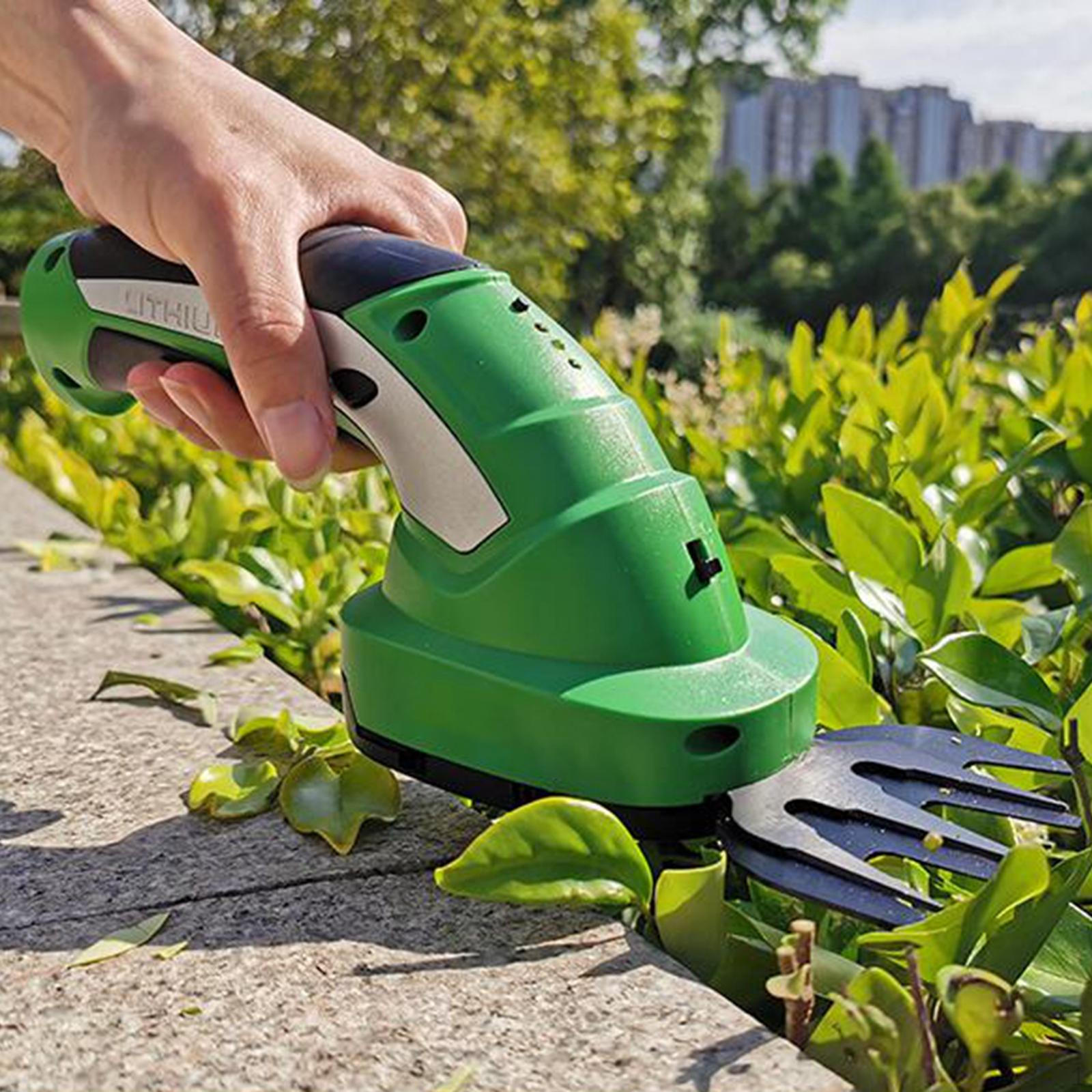 Cordless Hedge Trimmer 2 in 1 Cutter for Mowing Grass Branches Garden
Cordless Hedge Trimmer 2 in 1 Cutter for Mowing Grass Branches Garden