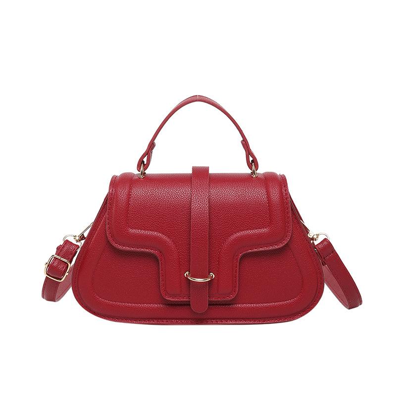 Spring new temperament fashionable shoulder crossbody solid color simple texture personalized small shoulder bag червоний
Spring new temperament fashionable shoulder crossbody solid color simple texture personalized small shoulder bag червоний